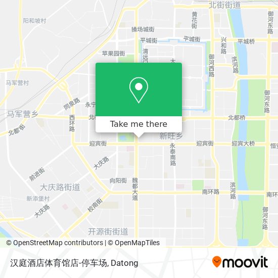 汉庭酒店体育馆店-停车场 map
