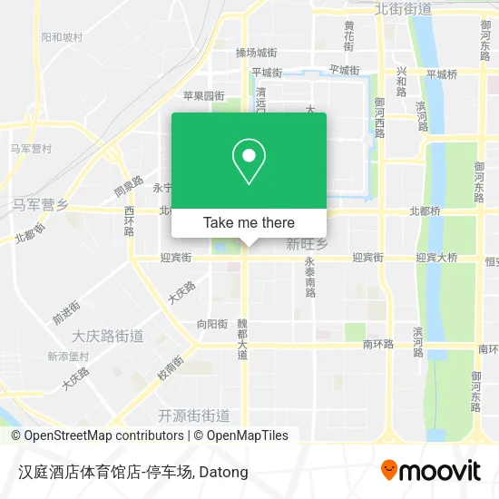 汉庭酒店体育馆店-停车场 map