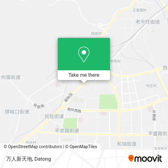 万人新天地 map