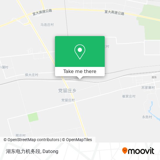湖东电力机务段 map