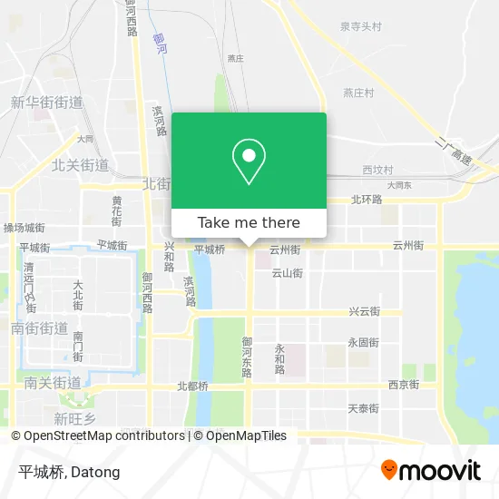 平城桥 map