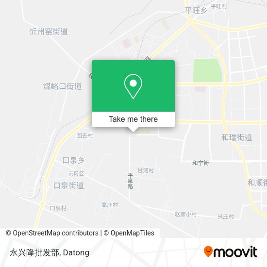 永兴隆批发部 map