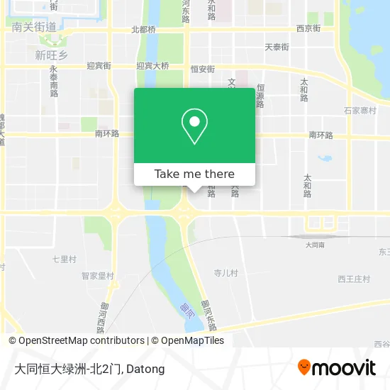 大同恒大绿洲-北2门 map