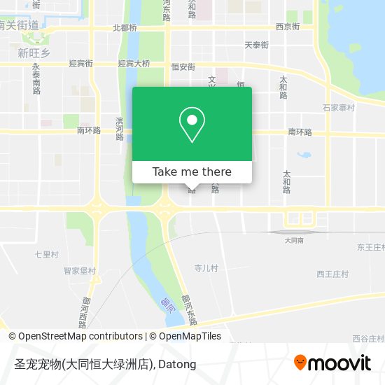 圣宠宠物(大同恒大绿洲店) map
