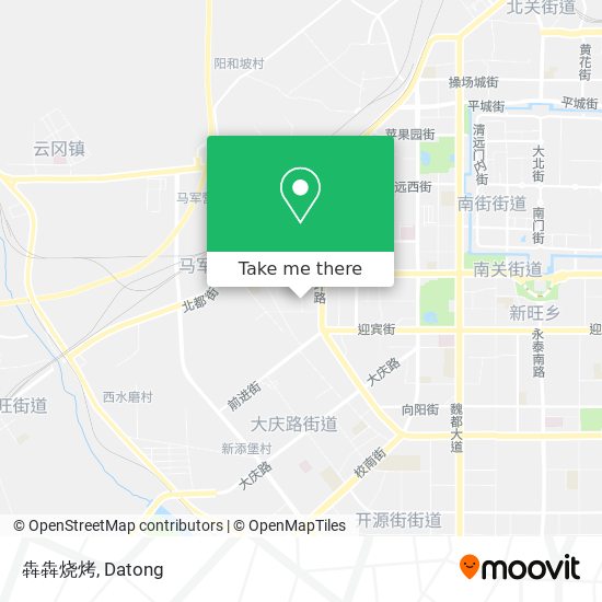 犇犇烧烤 map
