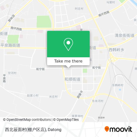 西北莜面村(棚户区店) map
