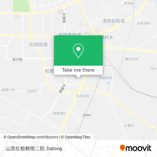山里红粗粮馆二部 map