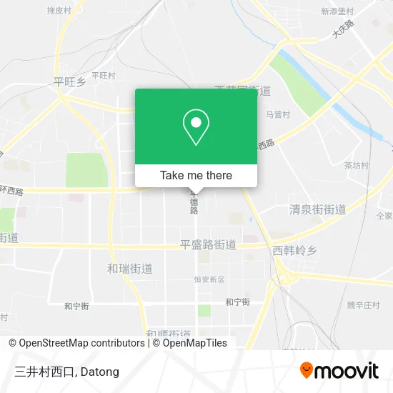三井村西口 map