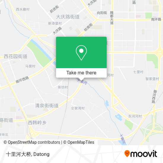 十里河大桥 map