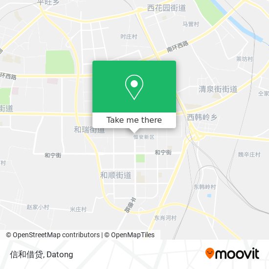 信和借贷 map