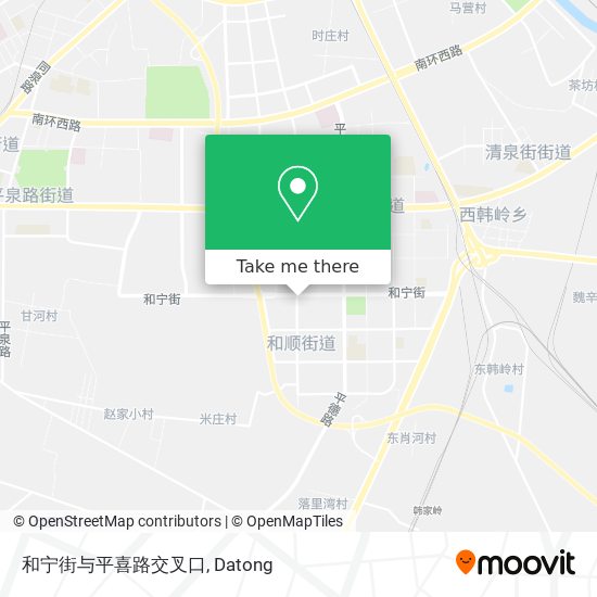 和宁街与平喜路交叉口 map