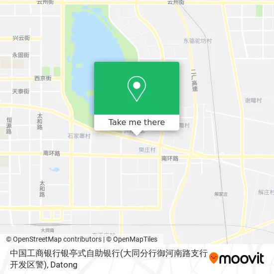 中国工商银行银亭式自助银行(大同分行御河南路支行开发区警) map