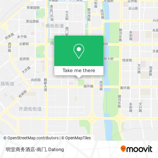 明堂商务酒店-南门 map