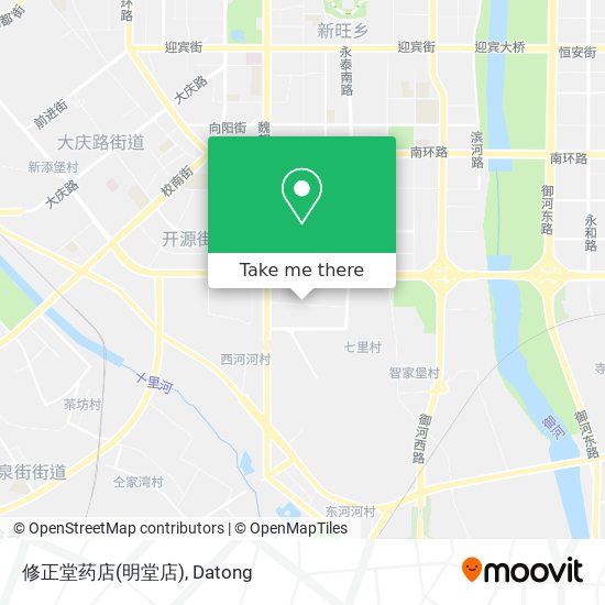 修正堂药店(明堂店) map