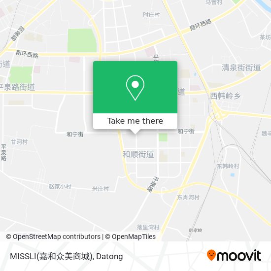 MISSLI(嘉和众美商城) map