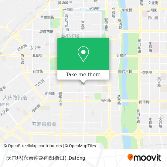 沃尔玛(永泰南路向阳街口) map