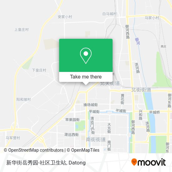 新华街岳秀园-社区卫生站 map