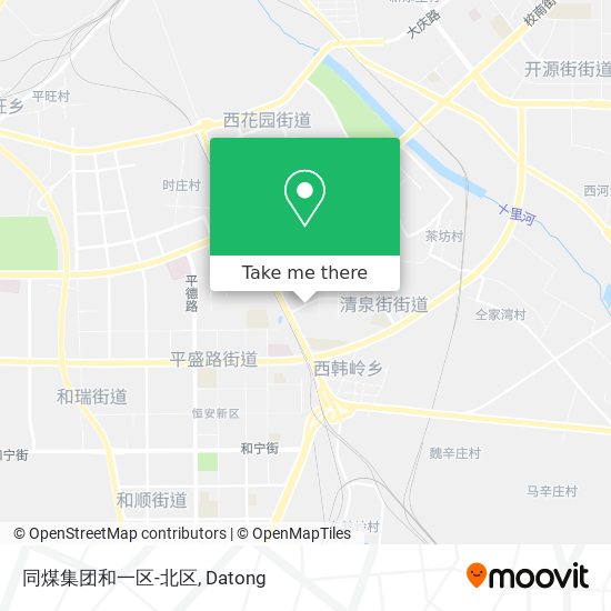 同煤集团和一区-北区 map