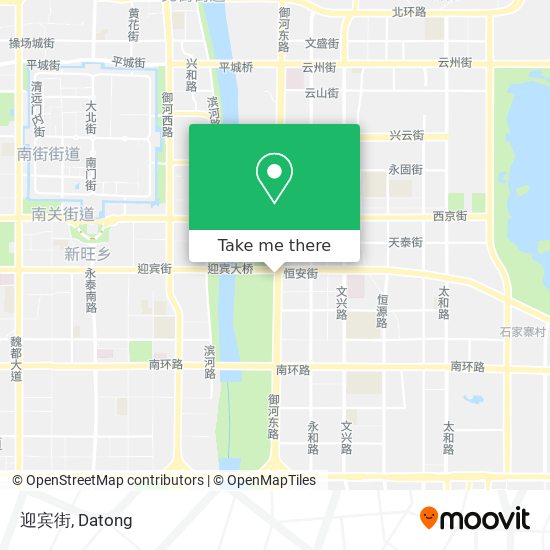 迎宾街 map