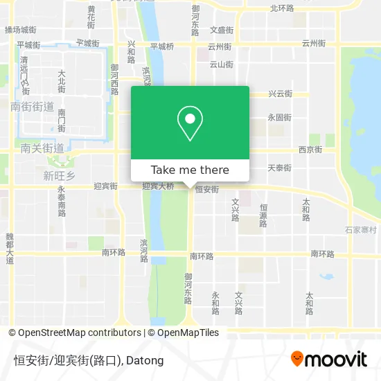 恒安街/迎宾街(路口) map