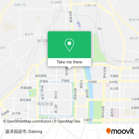 盛泽园超市 map