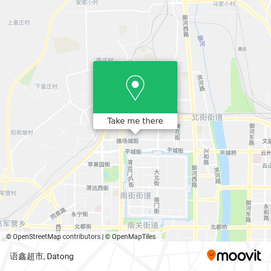 语鑫超市 map