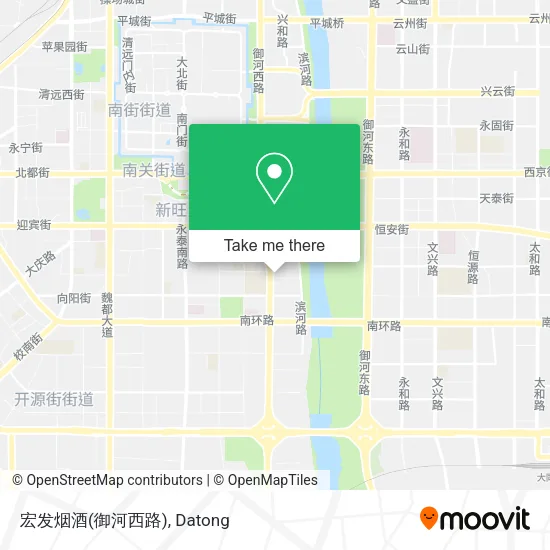 宏发烟酒(御河西路) map