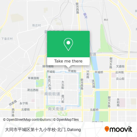 大同市平城区第十九小学校-北门 map