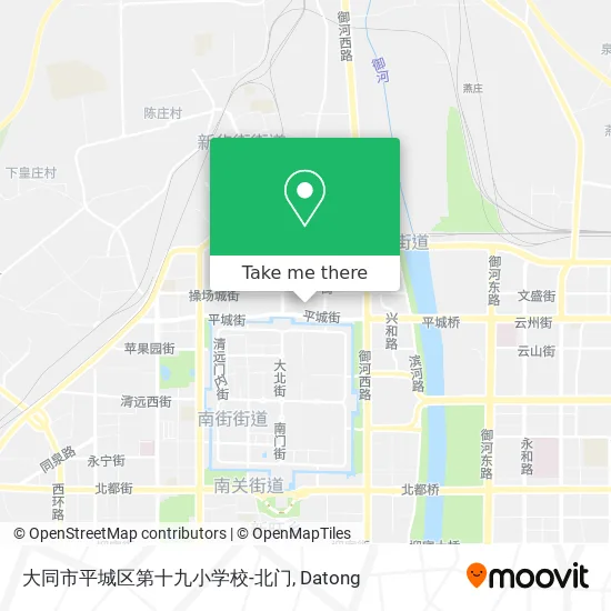 大同市平城区第十九小学校-北门 map
