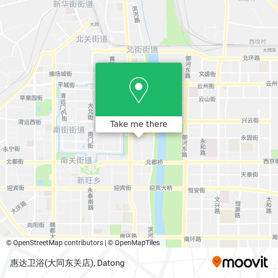 惠达卫浴(大同东关店) map