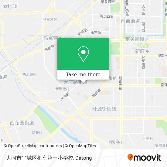 大同市平城区机车第一小学校 map