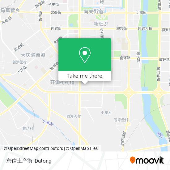 东信土产街 map