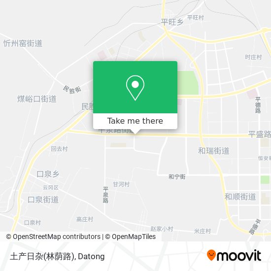 土产日杂(林荫路) map