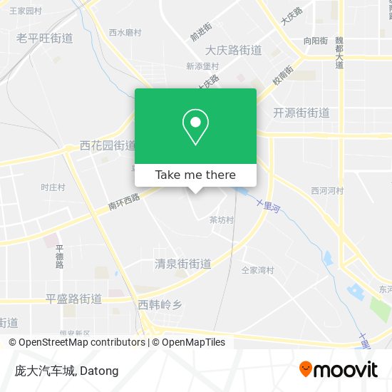 庞大汽车城 map