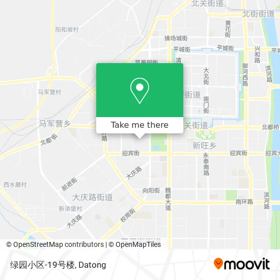 绿园小区-19号楼 map