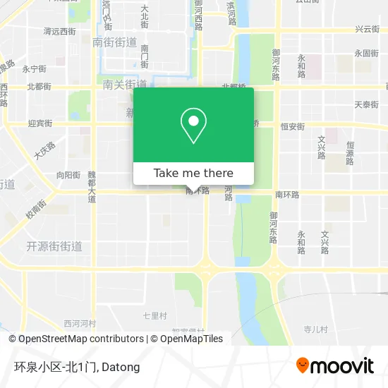 环泉小区-北1门 map