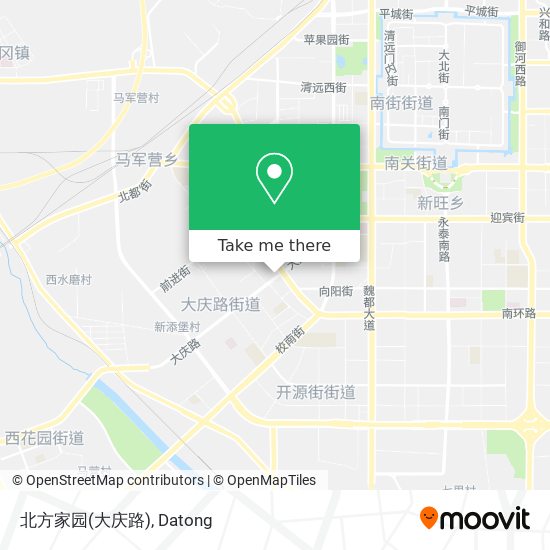 北方家园(大庆路) map