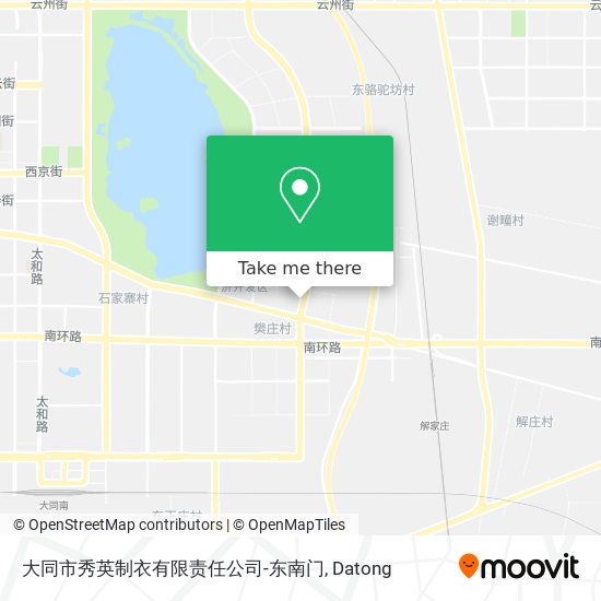 大同市秀英制衣有限责任公司-东南门 map