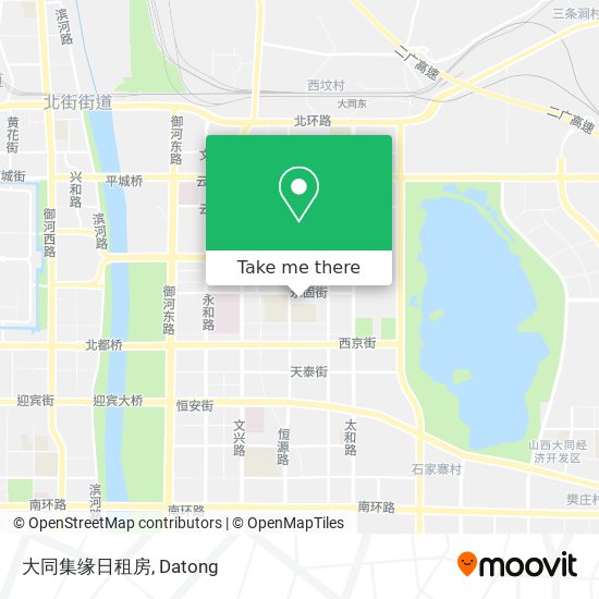 大同集缘日租房 map