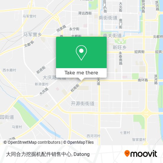 大同合力挖掘机配件销售中心 map