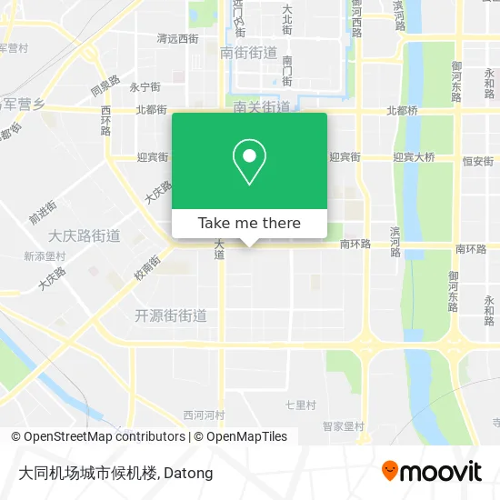 大同机场城市候机楼 map
