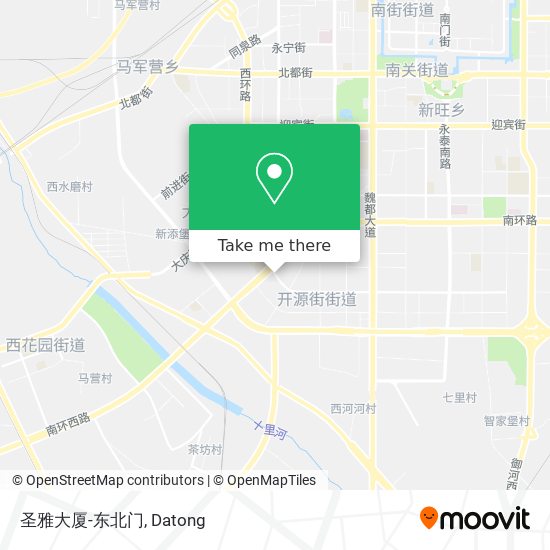 圣雅大厦-东北门 map