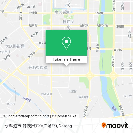 永辉超市(源茂街东信广场店) map