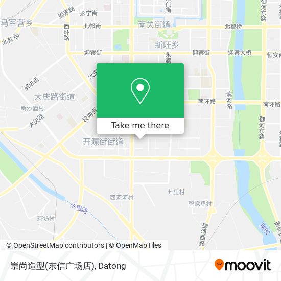 崇尚造型(东信广场店) map