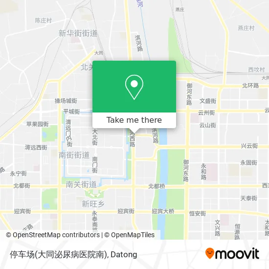 停车场(大同泌尿病医院南) map