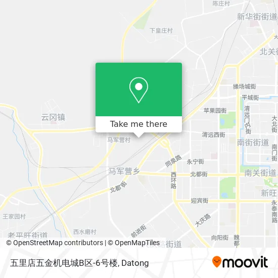 五里店五金机电城B区-6号楼 map