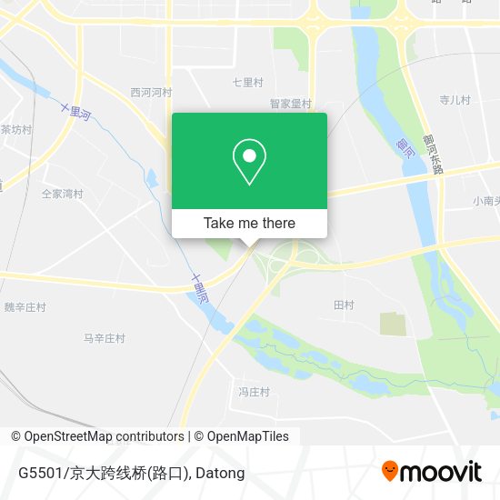 G5501/京大跨线桥(路口) map