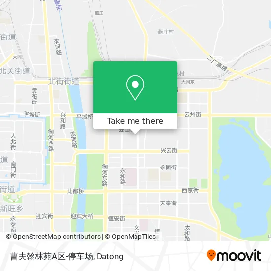 曹夫翰林苑A区-停车场 map