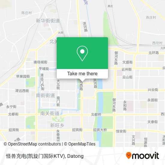 怪兽充电(凯旋门国际KTV) map