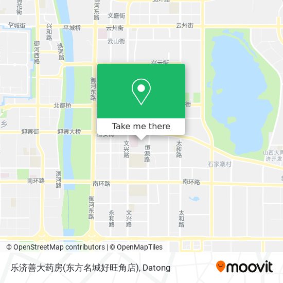 乐济善大药房(东方名城好旺角店) map